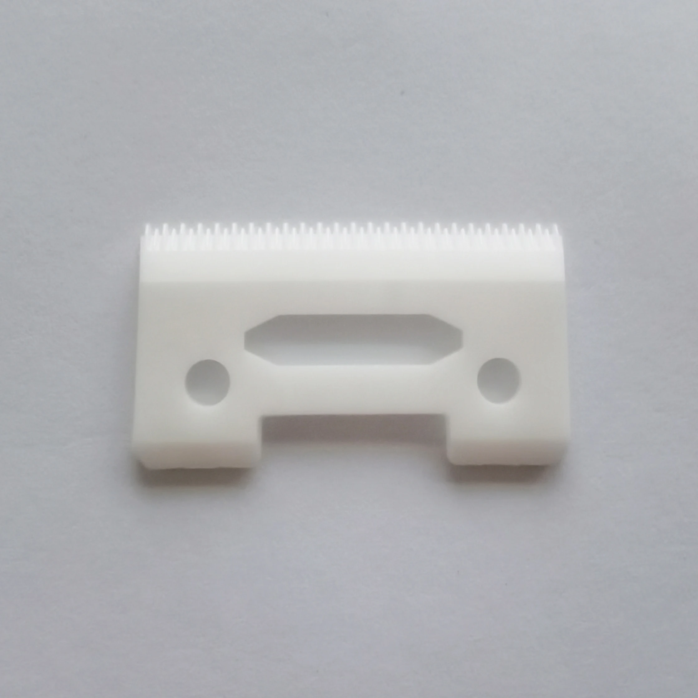 Lâmina de cerâmica sem fio sensível ao toque, lâmina mágica substituível com 2 buracos para corte de cesta wahl com caixa de plástico