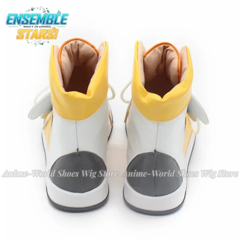 게임 앙상블 별 Nagumo Tetora 코스프레 신발 PU 가죽 신발 할로윈 카니발 부츠 Cosplay Prop Custom Made