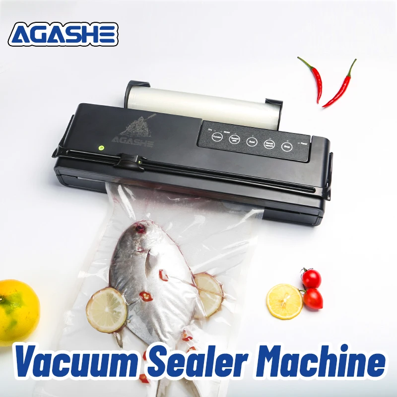 

AGASHE Wukong Icon Вакуумная упаковочная машина - автоматическое оборудование для запечатывания и упаковки консервации пищевых продуктов для домашней кухни