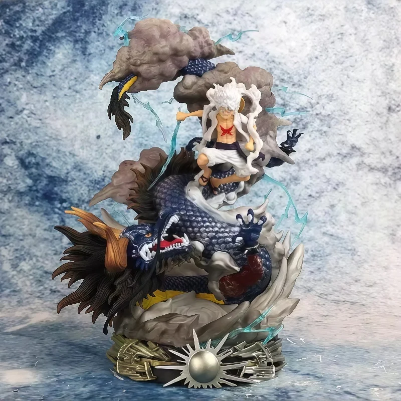 

22 см аниме One Piece Luffy Vs Kaidou ПВХ фигурка Luffy Gear 5 Ника Луффи фигурка модель куклы игрушки подарок