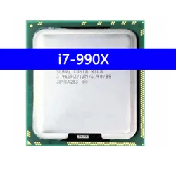 I7-990x cpuプロセッサ,エクストリームエディションi7 990x, 3.46ghz, 6コア,12mキャッシュ,lga1366, 130w