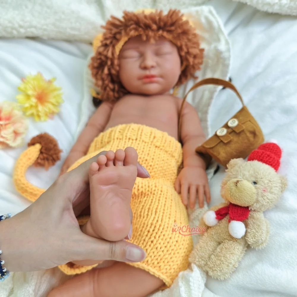 リアルな22インチフルシリコンリボーンドール、子供へのプレゼント、眠っている新生児の女の子、教育用小道具、コレクターのディスプレイ用