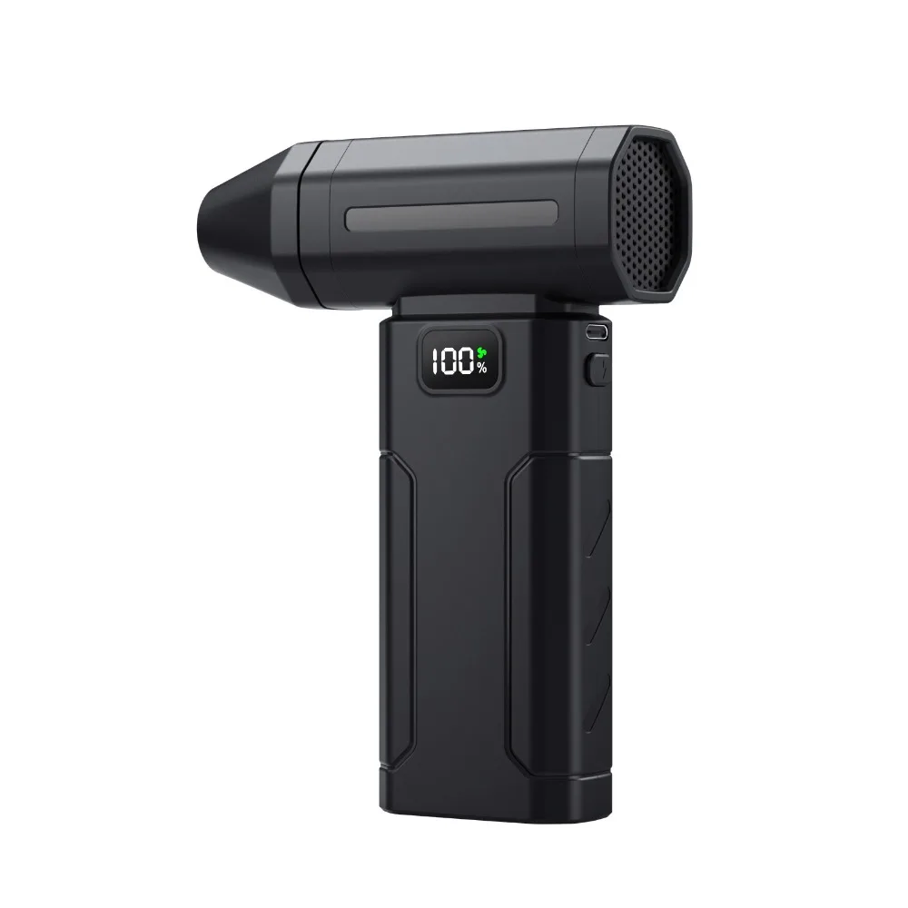 

Регулируемая скорость, мини-воздуходувка для снега и пыли, бесщеточный двигатель, высокоскоростная электрическая воздуходувка с 5 режимами, перезаряжаемая батарея