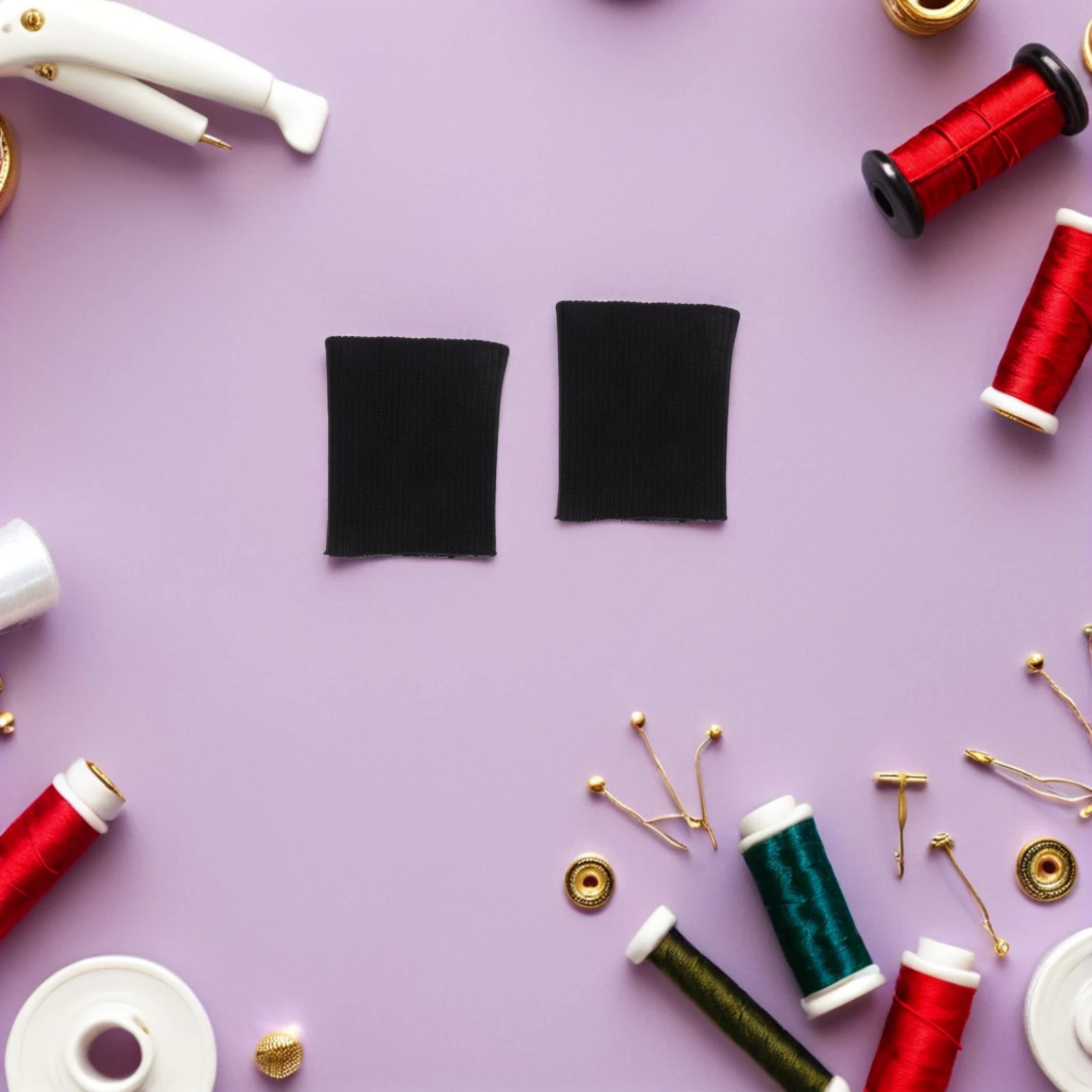 

1Pair Knit Cuff Replacement Stretch Ribbing Fabric For Diy Clothing Repair Padded Jacket Sleeve Sportswear Tubular Rib Knit