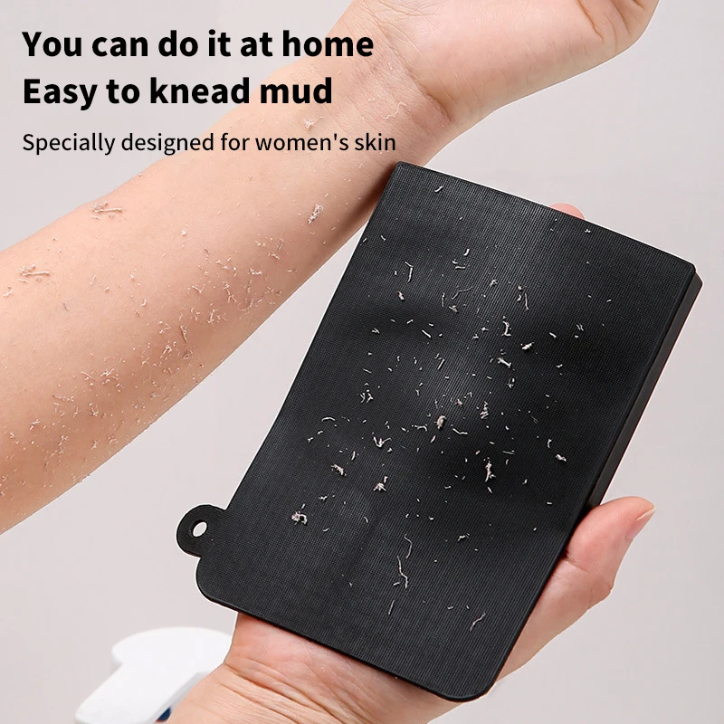 

Black Silica Gel Painless Scrub Bath Round Bath Supplies Household Bath Strong Rub Back Ash Rub Mud Exfoliating Brush Glove