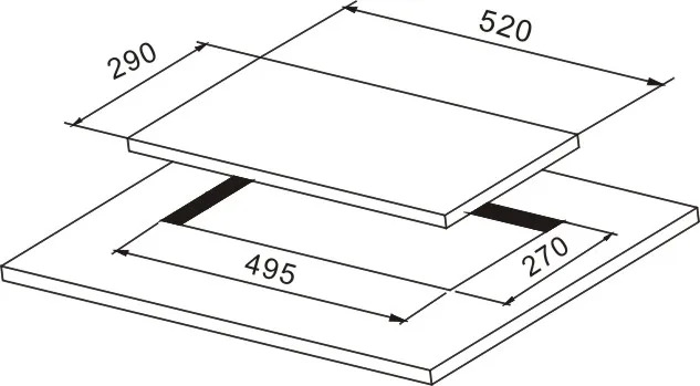 30cm/11.8 Inch Electric Stove, 2 Flex Zones, Induction Hob, Built-in Induction Cooktop