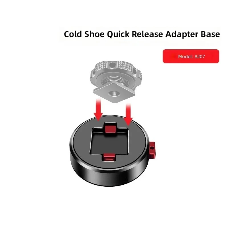 for Cold Shoe Quick Release Plate Base Camera SLR Rabbit Cage Hot Shoe Transfer Base Quick Release System Camera Accessories