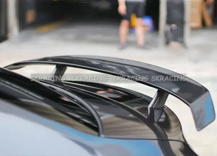 Spoiler Wing Fits For Infiniti G37 Coupe 2-Door 2008-2013 Real Carbon Fiber Rear Trunk Lid GT Style Spoilers Wings Bodykits