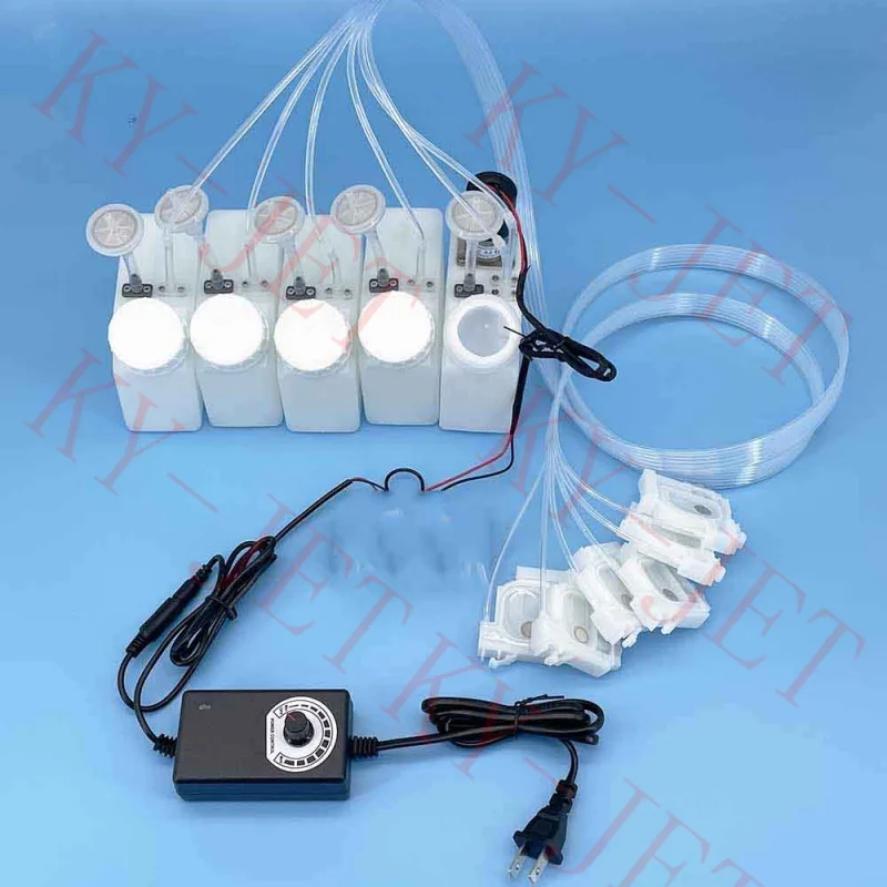 250ml Ink Tank L1800 L1390 Stirrer Motor Filter Circulation Ciss Printer A3 DTF DTG White With Mixer Timer With Power