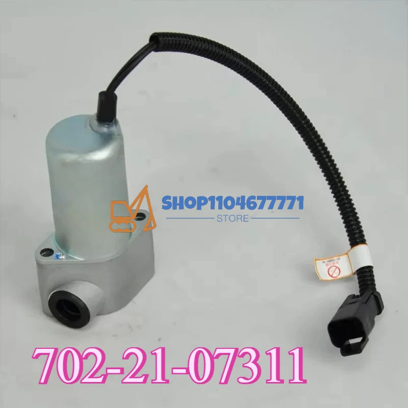

702-21-07311 Solenoid Valve for Excavator Parts PC88MR-8 PC128UU-2 PC128US-2 PC130-7 PC130-8 PC138US-8 PC210-10 PC240LC-10