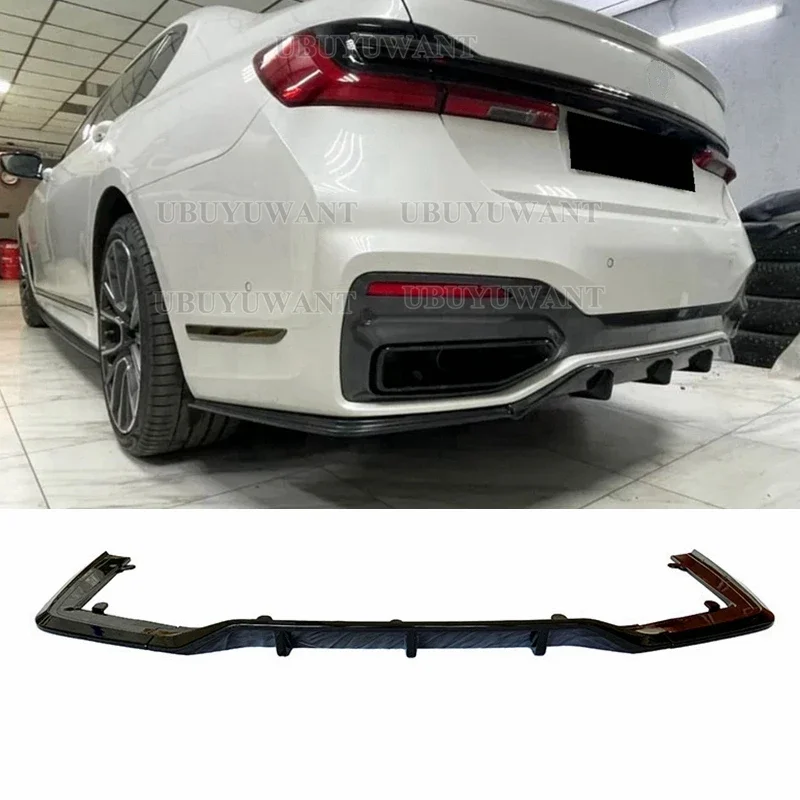 For 7 Series G12 New Products Body Kit Glossy Black Spoiler Front Splitter Lip Rear Bumper Rear Diffuser