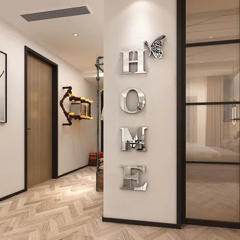 3D HOME Mirror Wall Sticker 1