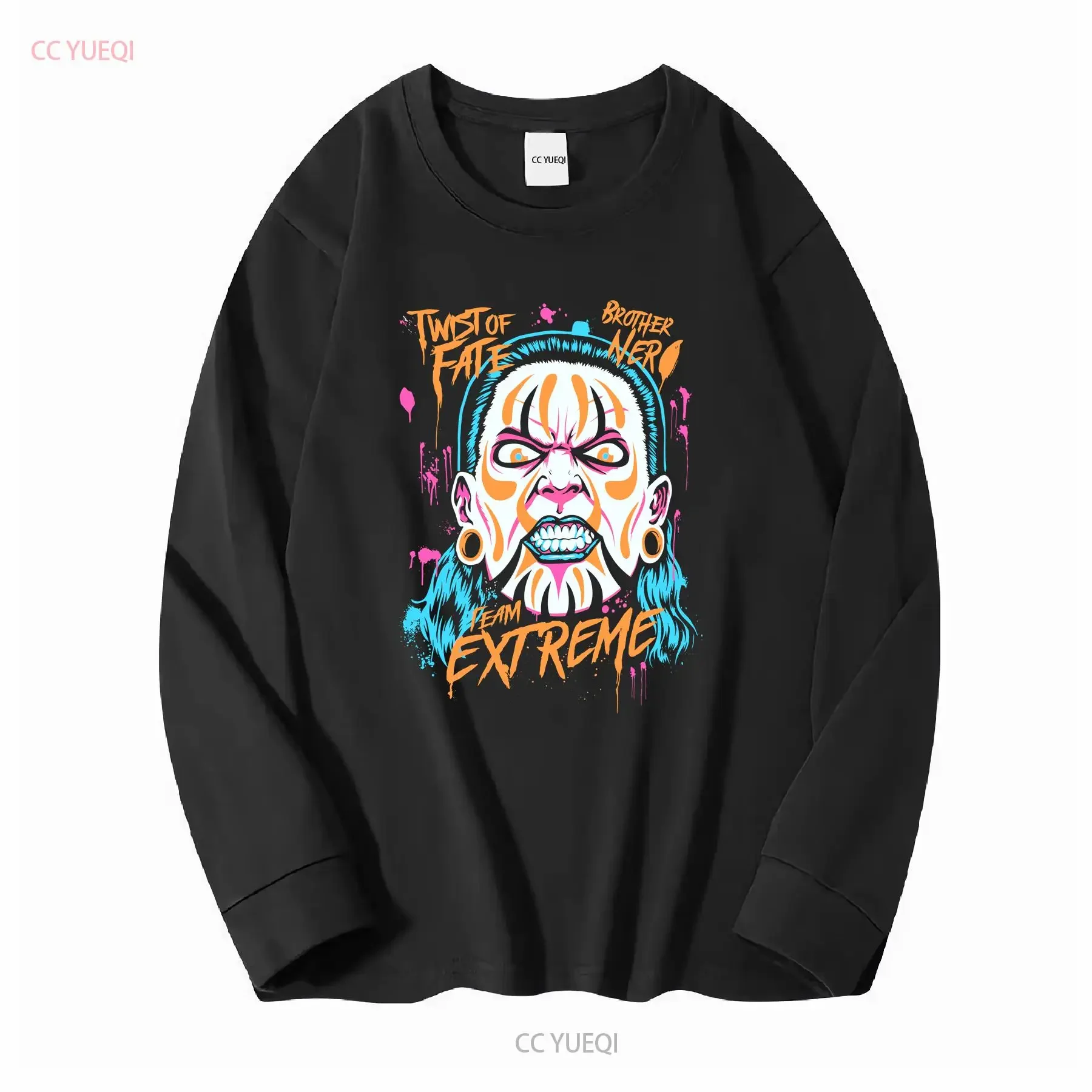 تي شيرت Jeff Hardy Boys Extreme من القطن الأسود جميع المقاسات من S إلى 5XL V964 بأكمام طويلة ملابس مصممة كلاسيكية مغسولة للجنسين