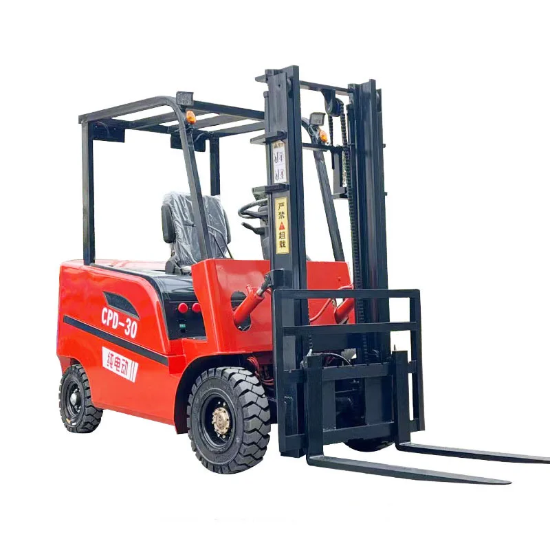 Jichuan Forklift Supplier Storage Battery Forklift 2000kg 3000kg Hydraulic Electric Motor Forklift 5M For Sale