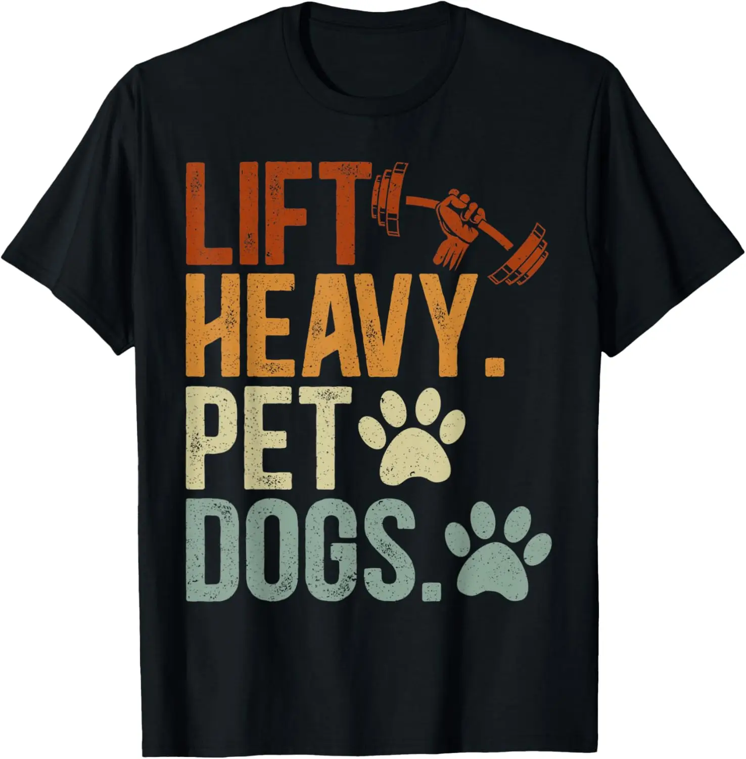 Camiseta divertida con diseño de perros grandes para levantar pesas para hombre, camiseta personalizable para entrenamiento en el gimnasio, ropa para hombre, camiseta para hombre