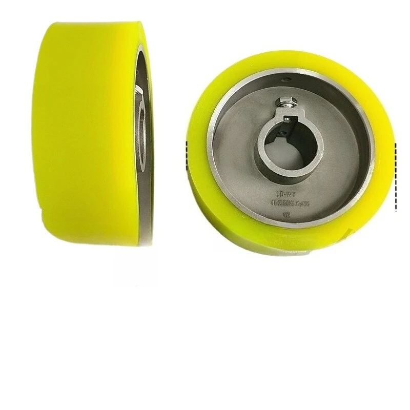 Four-sided planer rubber wheel Four-sided planer feeding rubber wheel pressing Woodworking feeding