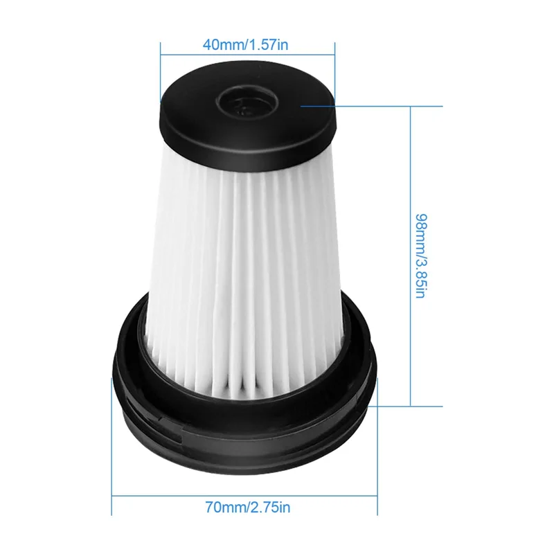 فلتر Top-r6PCS لـ GRUNDIG Vch9629 Vch9630 Vch9631 Vch9632 - أجزاء مكنسة الروبوت - مكنسة منزلية