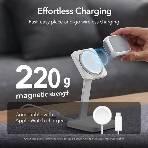 Imagen 2 del producto ESR para AirPods 4ta generación funda 2024 para AirPods Pro 2a generación y AirPods Pro 1st y Airpods Pro 3 2025 MagSafe Drop funda para auriculares