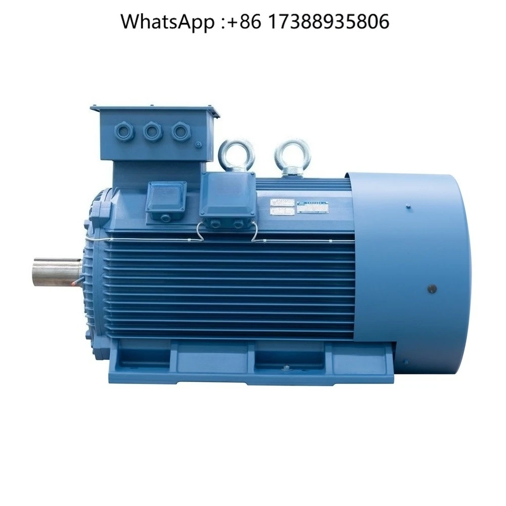 Large Power 450kW 600hp Low Voltage Three Phase Squirrel Cage AC Industrial Induction Motor YLV2 WANNAN CE CCC Certified 50/60Hz