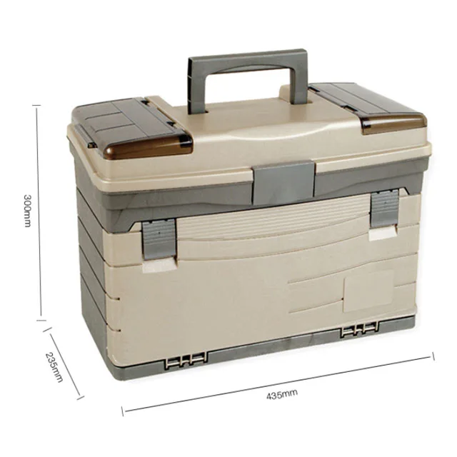 Manufacturer Time-limited Promotion Multi-Functional 435x235x300mm 11-Inch Tool Chest Tool Plastic Case With 4 Parts Box Inside
