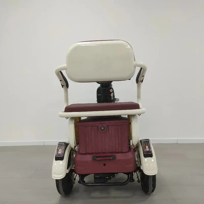 

Hot Sale 500W 60V 20AH 3 Wheel Electric Tricycle Two Seats Open Body Elderly Disabled