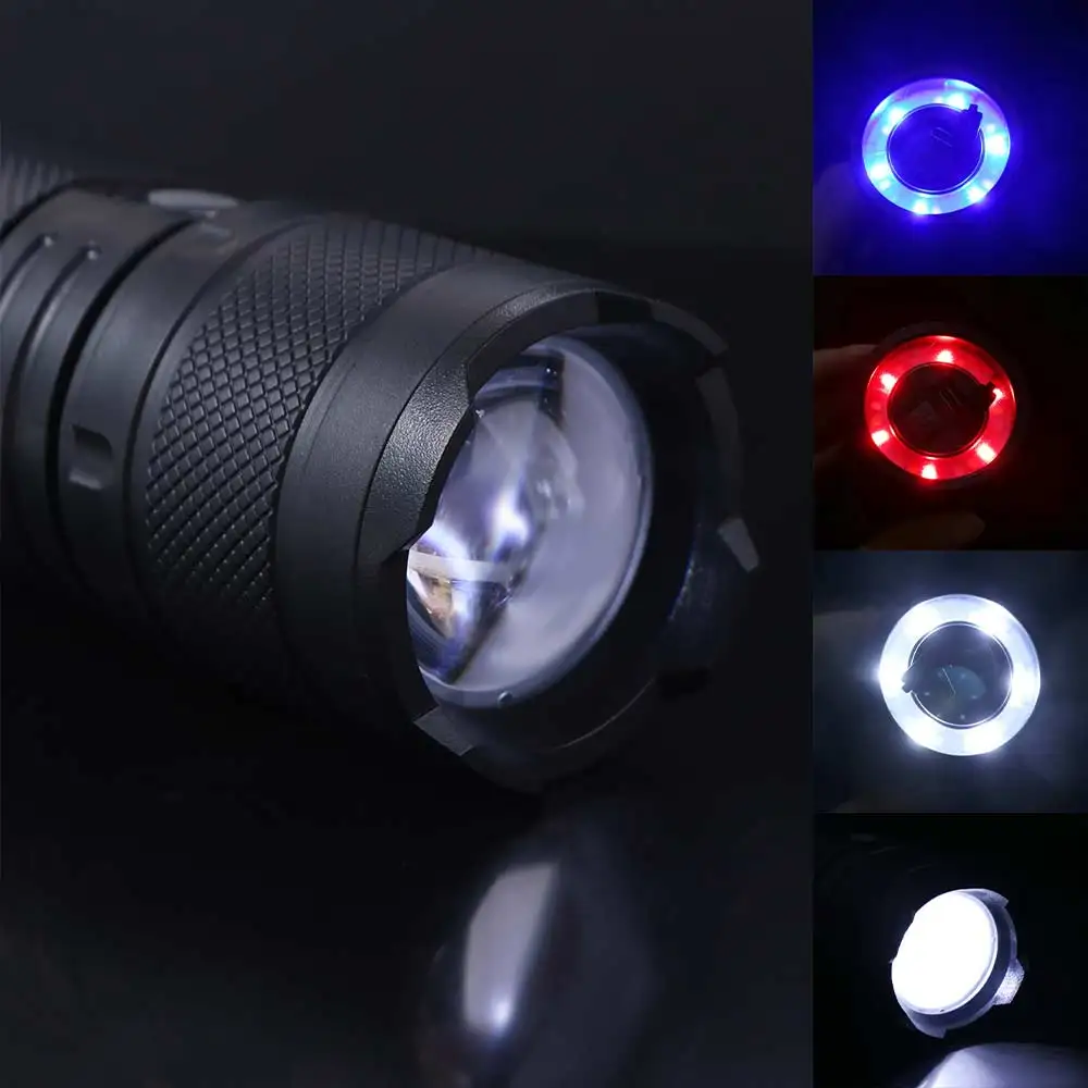 

Powerful White Laser Flashlight Telescopic Zoom With Tail COB Floodlight Telescopic Zoom Torch Light Multiple Lighting Modes