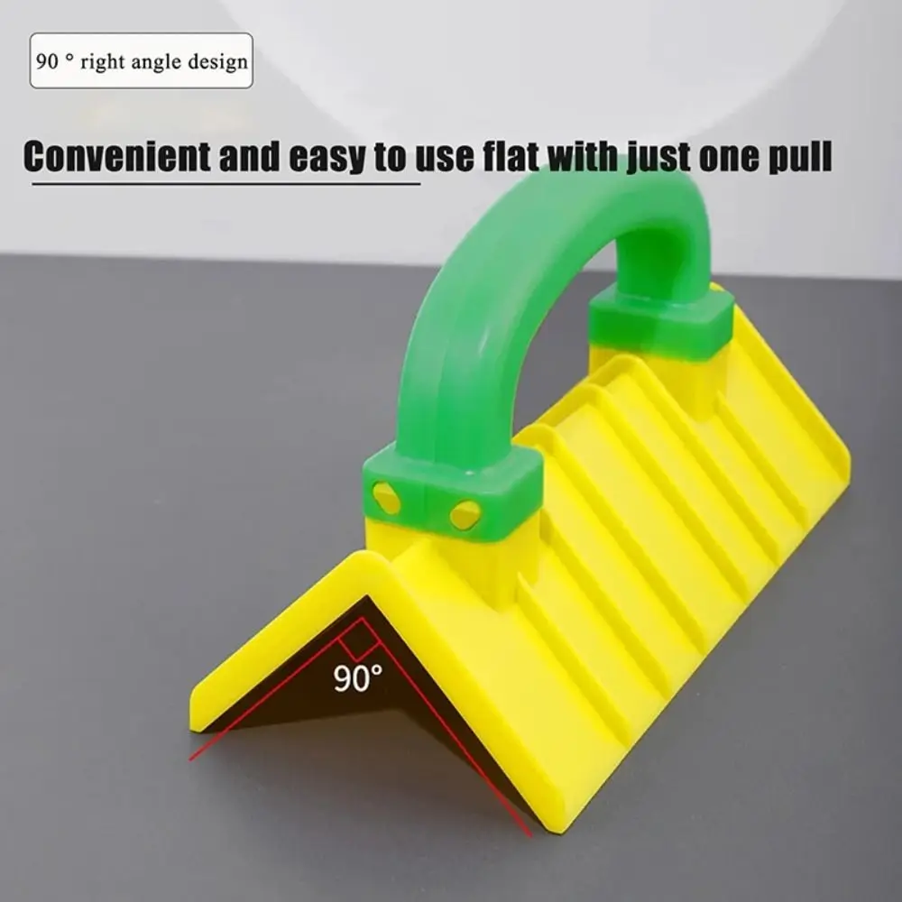 

Convenient Smooth Paint Scraper Wall Polishing Efficient Scrape Putty Trowel Yellow with Handle Putty Spatula Corner