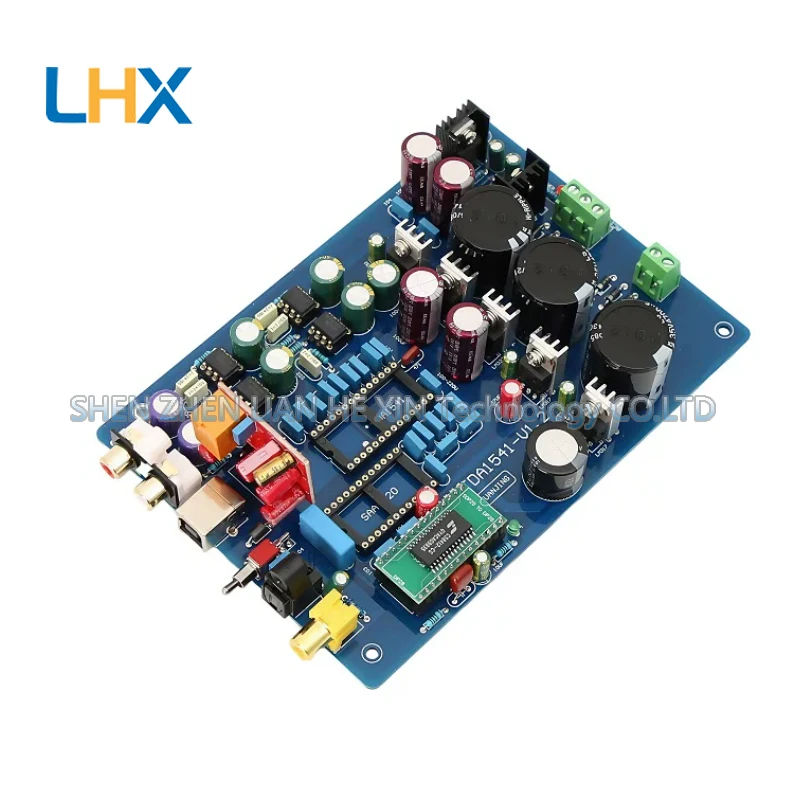 TDA1541 Fiber Coaxial USB Audio DAC Decoder Board (excluding TDA1541 and SAA7220 IC)