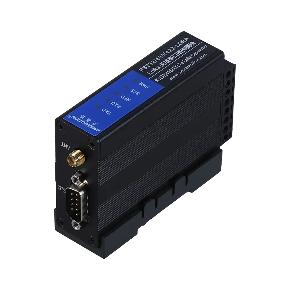 2 Pieces RS232 RS485 RS422 Ethernet to LORA Converter Wireless Modbus Module Remote IO Transmission Signal Data Transceiver