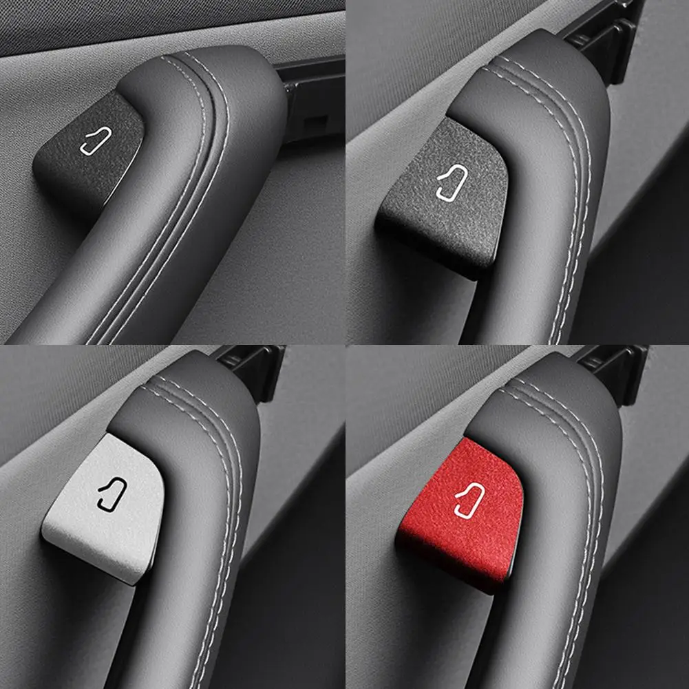 

For Tesla Y Highland 2025 Door Thin Patch Suede Decoration Modeling Sticker Interior Accessories Car R4B7