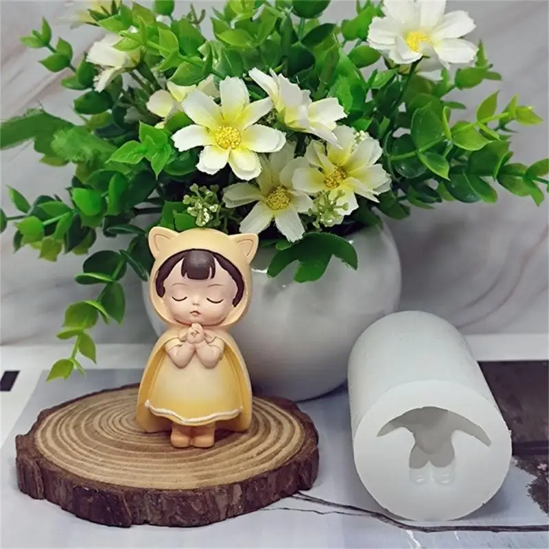 62KD Angelic Silicone Mold Make Angel Soaps and Ice Cubes Rusin Mould - view 5