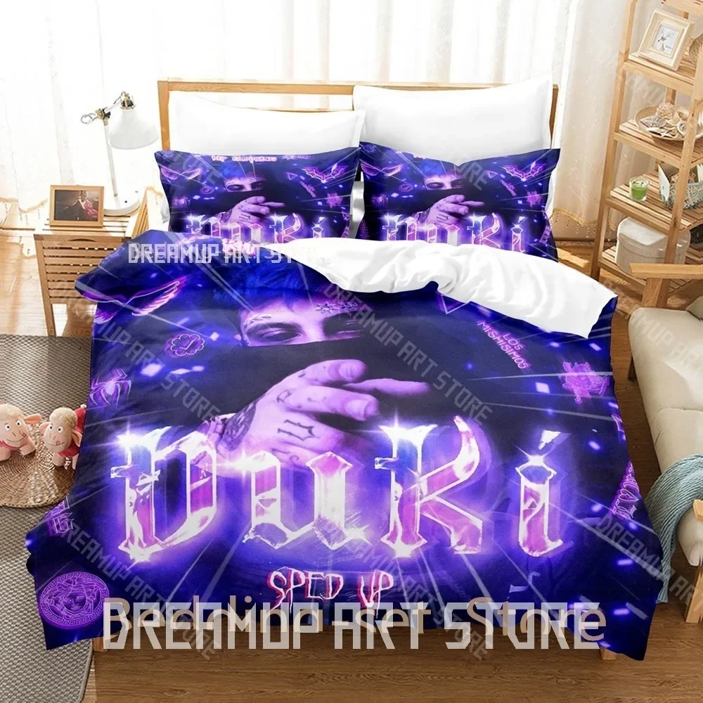 3D Print Duki Singer Bedding Set Single Twin Full Queen King Size Bed Set Adult Bedroom Duvetcover Sets Anime Bed Sheet Set