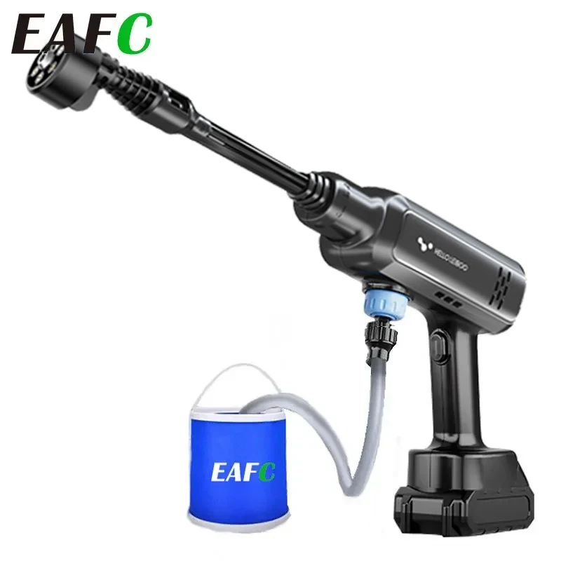 300W Wireless High Pressure Car Wash Washer Gun 20000mAh/30000mAh Foam Generator Water Gun Spray Cleaner Car Washing Machine