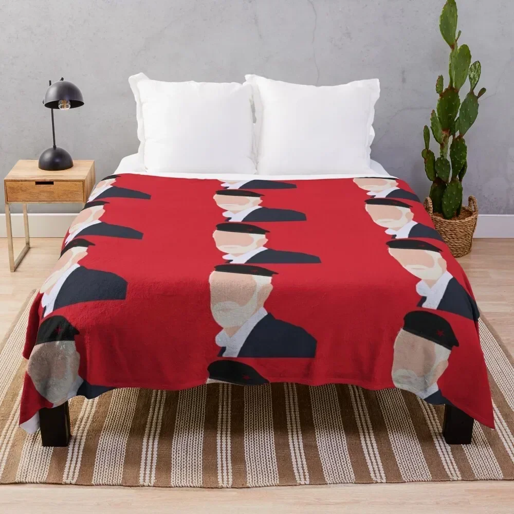 

Jeremy Corbyn Throw Blanket Faux Fur Soft Warm Blanket for Bed
