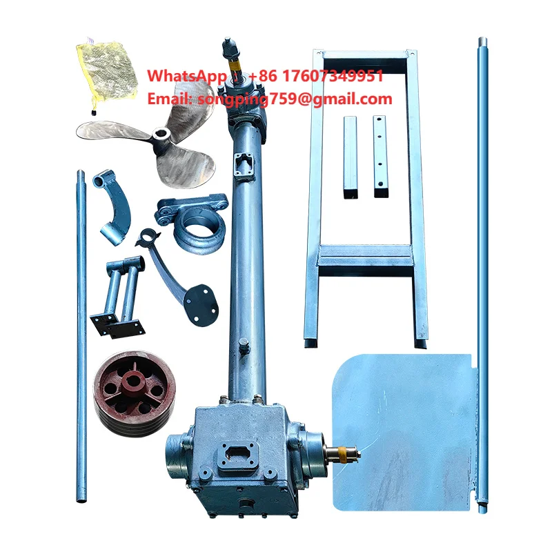 A New Type of High-horsepower Horizontal Marine Propeller 30HP Outboard Is Used for Hanging Boats.