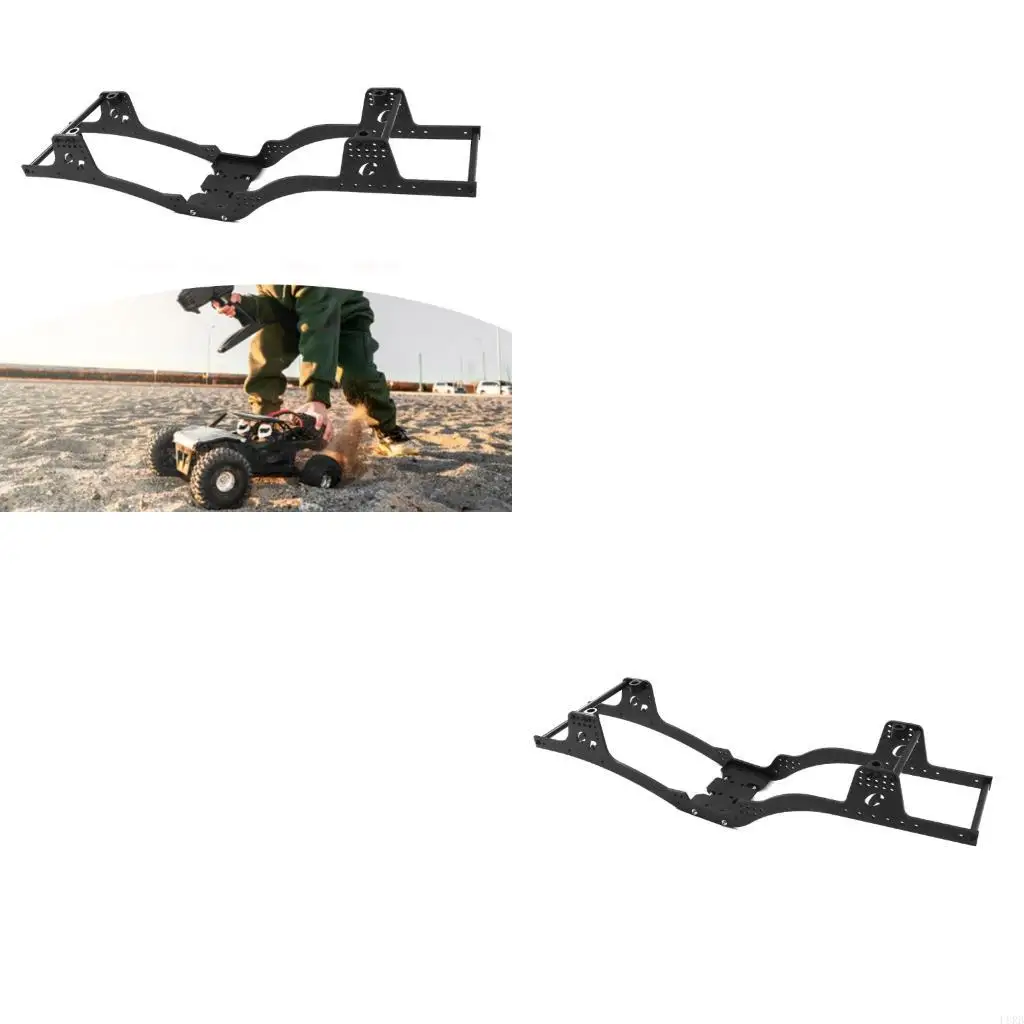 

Low Center of Gravities Chassis Aluminum Alloy Frame for SCX10 90046 Remote Control Crawlers Modification Accessories L8RB