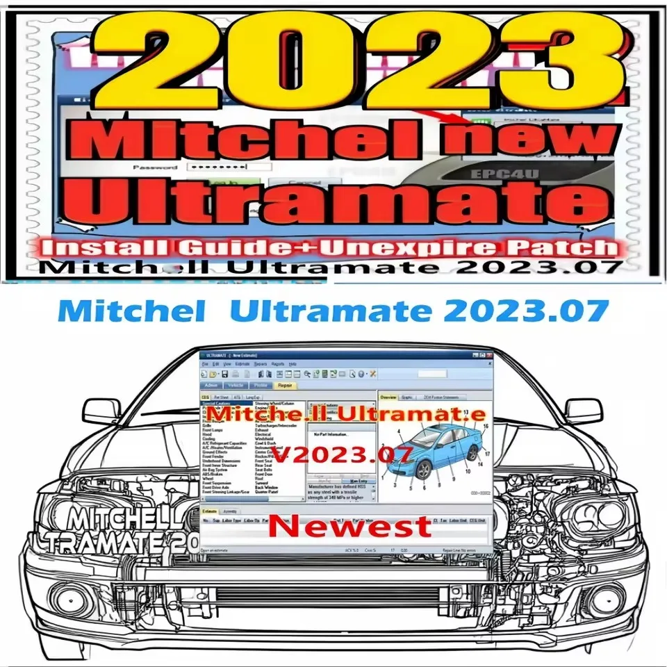 

2025 Venta caliente, Mitchel Ultramate 2023.07 COMPLETO ADVANCADO Mitche l SISTEMA DE ESTIMACIÓN + Parche para Unexpire + Guía d