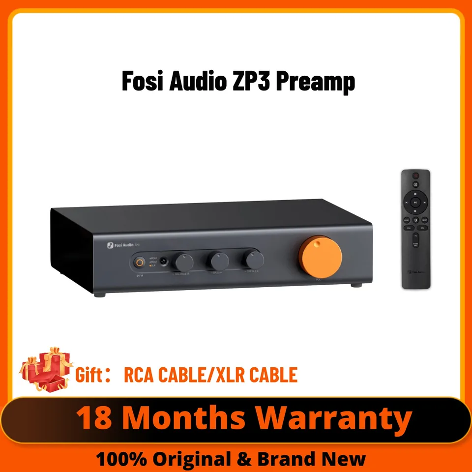 Fosi Audio ZP3 バランスプリアンプ 3入力3出力