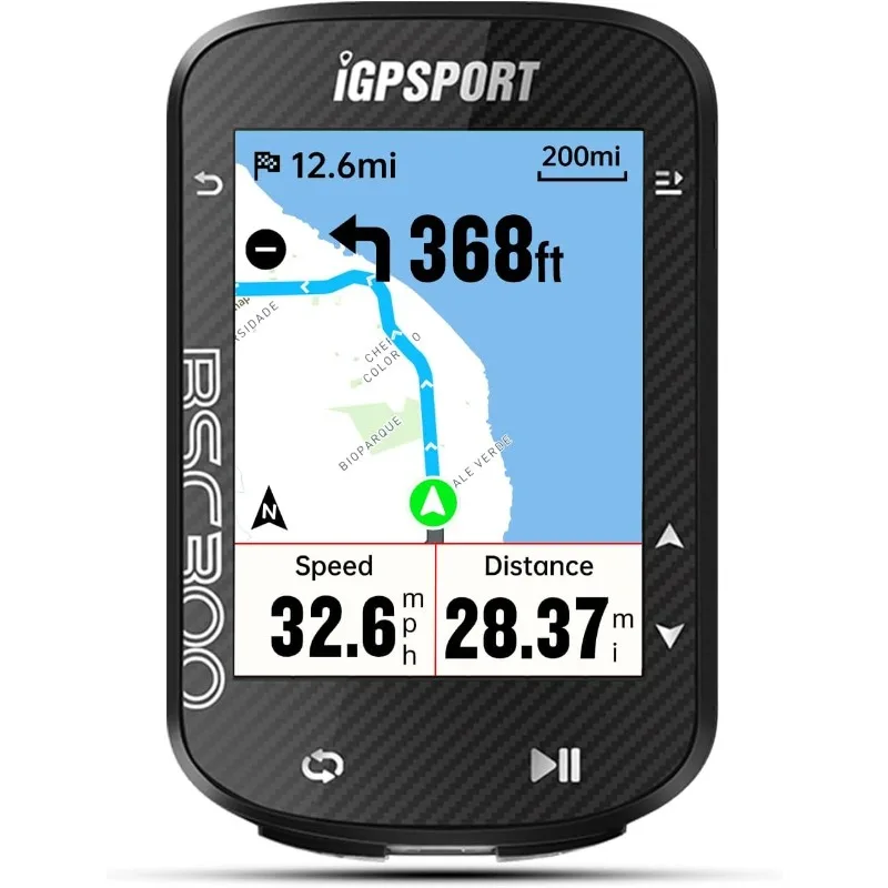 Offline MAP Navigation Off Course Warning 8GB Bluetooth ANT+ Wireless GPS Cycling Computer IPX7 Waterproof