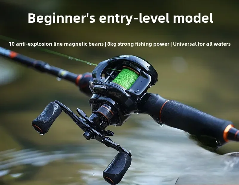 

Metal water drop wheel far investment pan-use Luya fishing wheel anti-fried water drop wheel