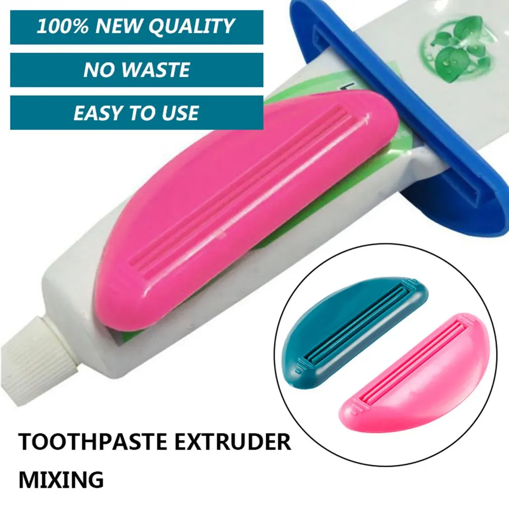 2PCS Toothpaste Squeezer Tube Toothpaste Tooth Paste Squeezer Dispenser Toothpaste Holder Cosmetic Tooth Cleaning Accessories