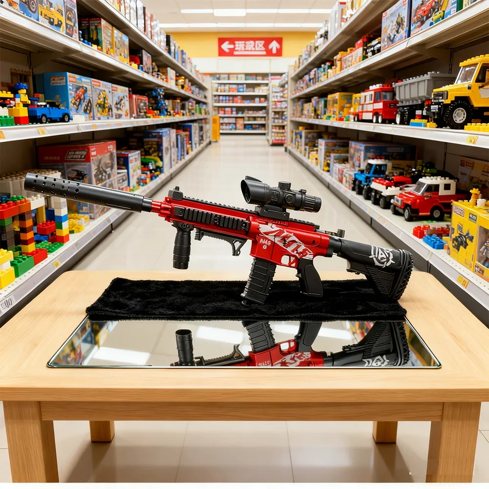 

M416 мягкая игрушечная пуля, ручная загрузка, бластерная винтовка для игр на открытом воздухе, крутой подарок на день рождения, Рождество для мальчиков и подростков