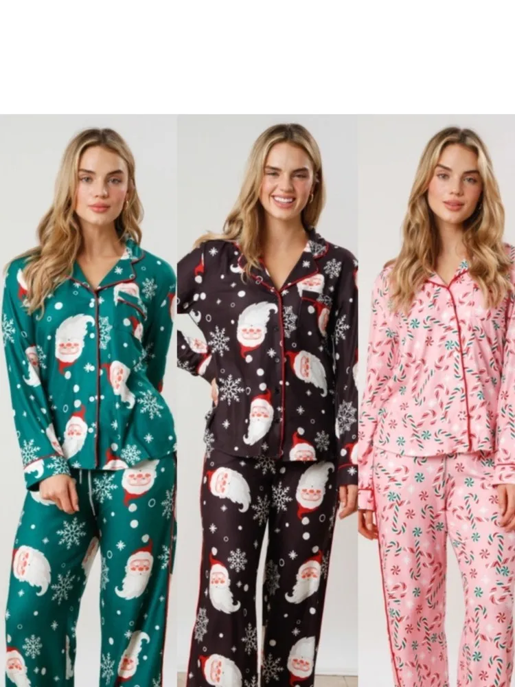 

2026 Casual 2 Pieces Set For Woman Two Piece Outfit New In Matching Sets Homewear Pajamas Loose Comfortable Printed Long Sleeves