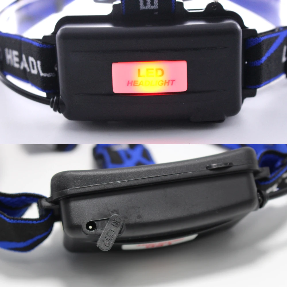 6000 lumen LED headlamp fishing headlight T6/L2 3 modes Zoomable lamp Waterproof Head Torch flashlight Head lamp use 18650