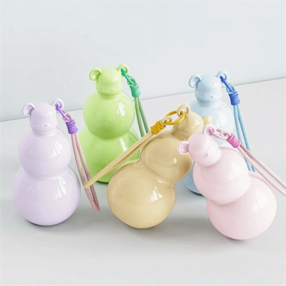 Gourd Shape Portable Pill Case Moisture Proof 7 Grids Pill Storage Box with Handle Rope Sealed Vitamin Organizer Supplement