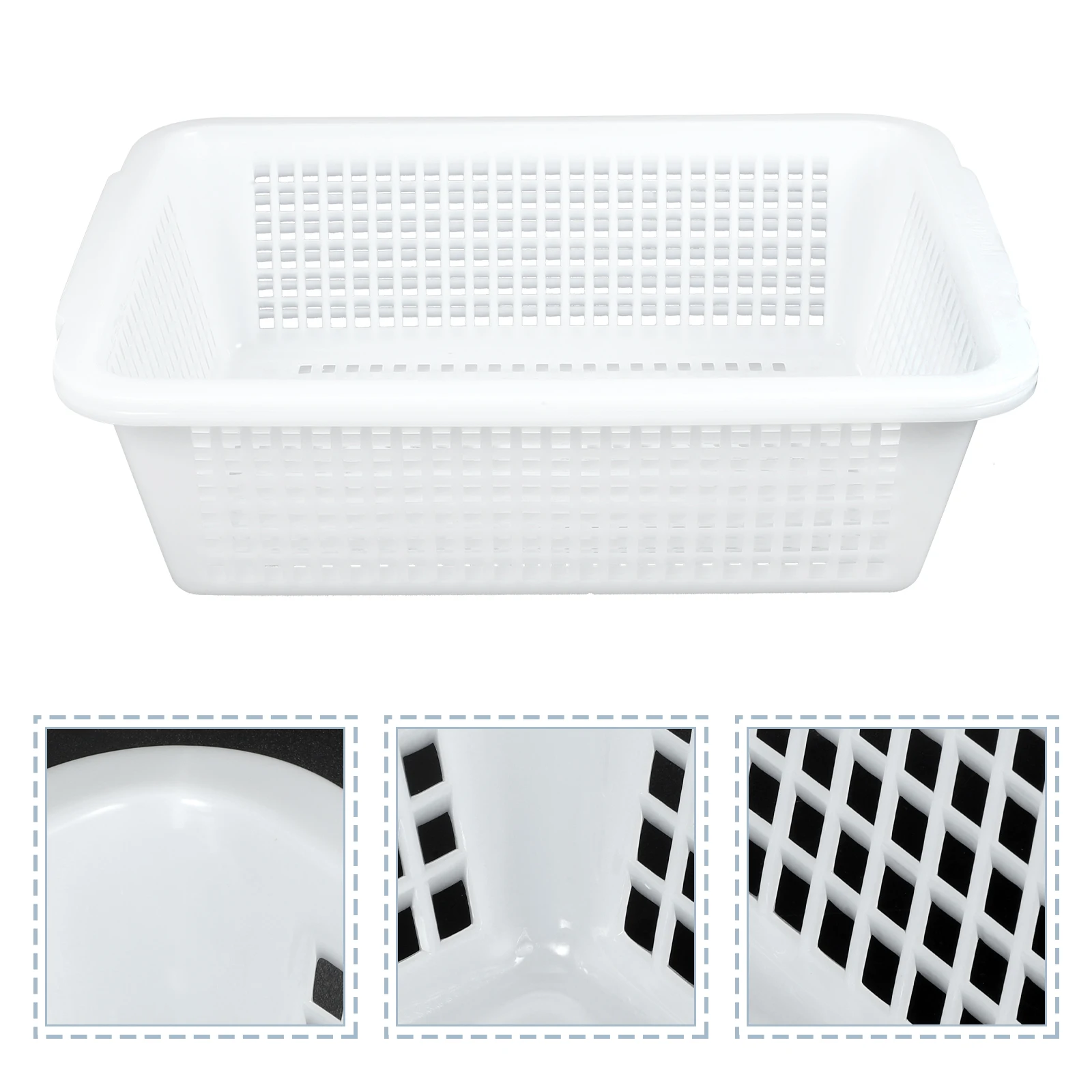 

2pcs Large File Organizer Storage Basket Desktop Document Holder Multifunctional Office School Plastic Organizing Tray