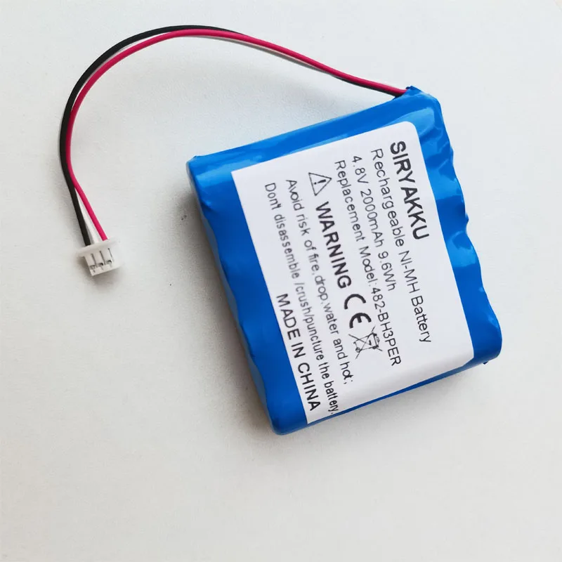 Batería NI-MH de 4,8 V y 2000mAh para 482-BH3PER, OM11484 para Chatillon Force DFE, medidor de fuerza Digital de DST-11