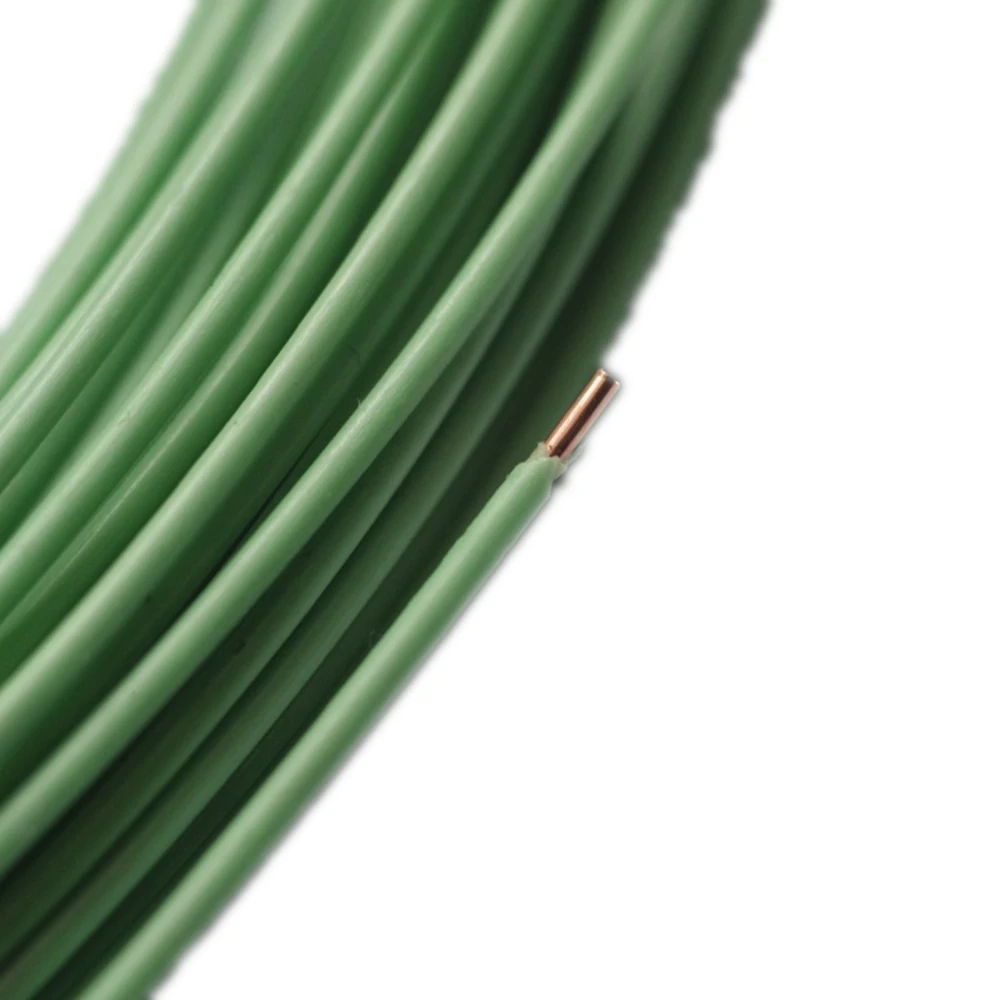 

Монокристаллическая медная проволока 18AWG(1 мм)/24AWG (0,511 мм) тефлоновая изоляция AirLok