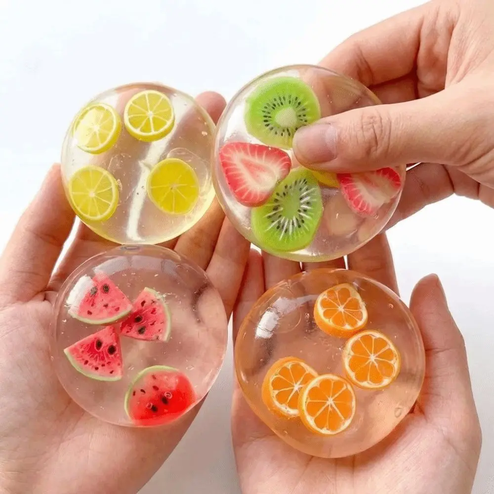 Fun Transparent Anti-stress Squeeze Moldable Stress Relief Stress Relief Slow Resilience Fidget Toy Balls Stress Relief