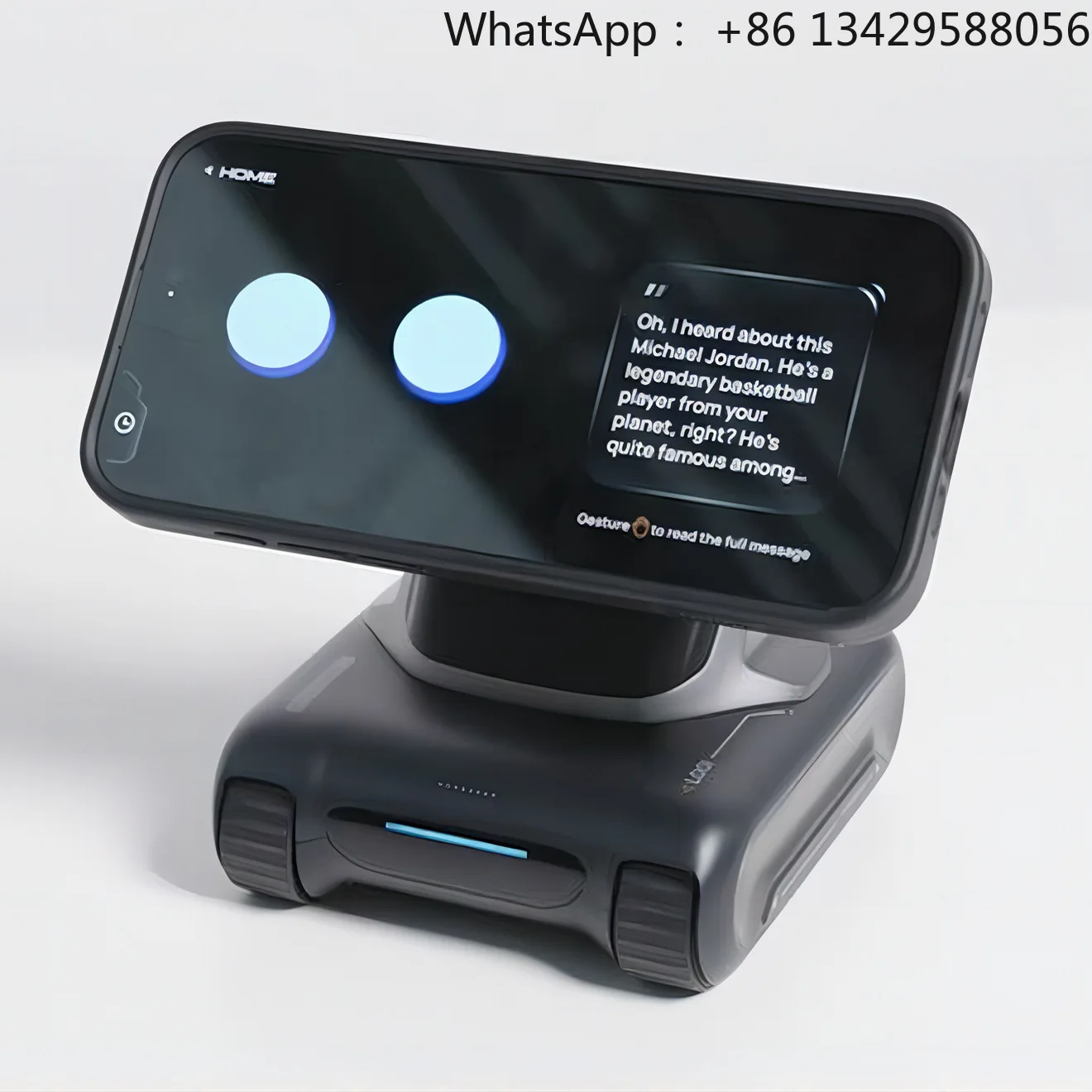 LOOI Desktop Educational Robot Four-Wheeled Mecanum Wheels Battery Operated Smart Toy for Kids Gesture Interactive Voice